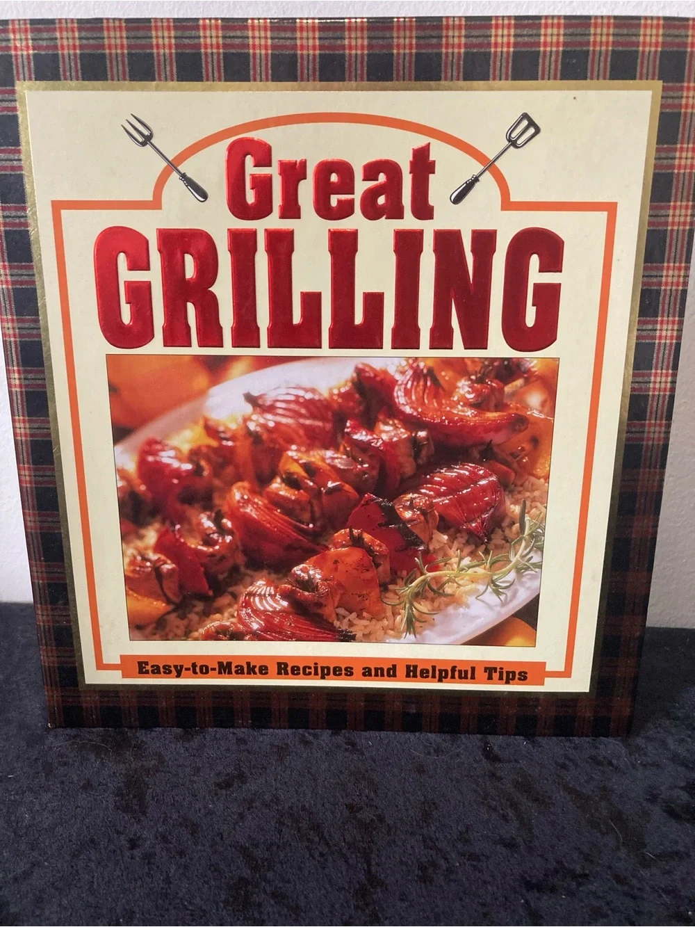 Great Grilling Cookbook - Easy to make Recipes Hardcover Binder